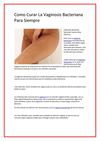 Como Curar La Vaginosis Bacteriana Para Siempre, Utilizando Remedios Naturales Caseros Muy Efectivos.