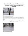 Andre Alves Rochester NY Winter months December to April cold winter arrive in Rochester