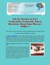 Ask the Dentist in Fort Lauderdale: Frequently Asked Questions About Gum Disease! PART 4