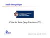 Diagnostic Energetique Criée de Saint-Quay