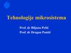 Tehnologije mikrosistema 3 - Prof. dr Biljana Pešić i Prof. dr Dragan Pantić