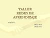 Taller Configurando redes de aprendizaje
