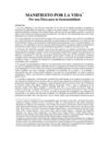 Manifiesto por la vida - Varios