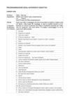 Programmazione degli interventi di inglese: Blue and Yellow