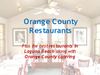 Orange County Restaurants