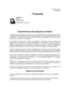Pensum para la creación del Departamento de Historia-Universidad Nacional