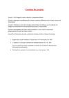 Progression des exposés 