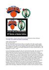 New York Knicks vs Boston Celtics NBA 25.12.2011 SelMcKenzie Selzer-McKenzie