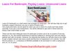 Loans For Bankrupts- Payday Loans
