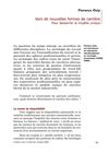 Vers de nouvelles formes de carrière