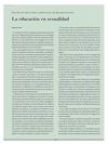La educación en sexualidad