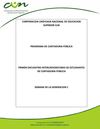 INFORME PROGRAMA DE CONTADURIA CUN REGIONAL HUILA 2011B