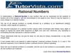 Rational Numbers