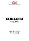 Clipagem São José 31/12/2011a01/01/2012