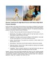 Discover Treatments for High Blood Pressure with Natural High Blood Pressure Remedies
