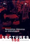 Lectures, 152, septembre - octobre 2007