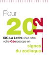 Carte de vœux SIG La Lettre 2012