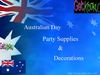 Australian Day Party Supplies & Decorations 