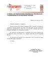 Comunicado enviado por la Ejecutiva Estatal de la Federación de Trabajadores de Seguridad Privada USO.