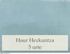 Haur Hezkuntza. 5 urte (2011-12)