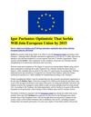 Igor Purlantov Optimistic That Serbia Will Join European Union by 2015