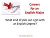 English Degree Careers