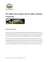 87% Believe that Customer Reviews Makes a Business Trustworthy