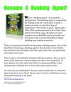 Become A Booking Agent
