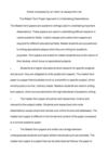 The Master Term Paper Approach in Undertaking Dissertations