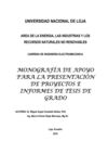 MONOGRAFÍA (PROYECTO DE TESIS)