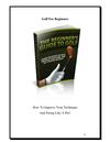 Golf for beginners