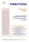 Plaquette formation 2012
