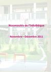 Sélection nouveautés Infothèque novembre-décembre 2011