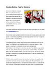 Hockey Betting Tips for Starters