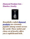 Diamond Pendant Sets - Timeless Jewelry