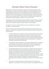 Alternative Breast Cancer Treatment