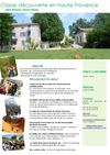 Fiche Haute provence -paris