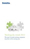 Deloitte | Mining - Tracking the trends 2012
