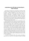 As Regras do Método Sociológico - Emile