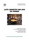 Liste complète des DVD chinois de la Médiathèque de langues 2011