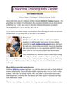 Early Childhood Education - Different Experts Working In A Childcare Training Facility