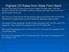 Highest CD Rates from State Farm Bank