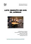 Liste complète des DVD japonais de la Médiathèque de langues 2011