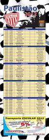 TABELA CAMPEONATO PAULISTA 2012