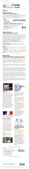 Lettre d'infos - France Volontaires au Maroc - #3