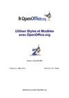 Les styles avec openoffcie