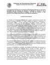 Reglamento de Sesiones del Pleno de la COFEL