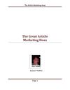 Article Marketing Hoax