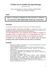 Troubles de l' Apprentissage