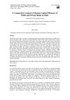 A Comparative Analysis of Human Capital Efficiency of Public and Private Banks in India